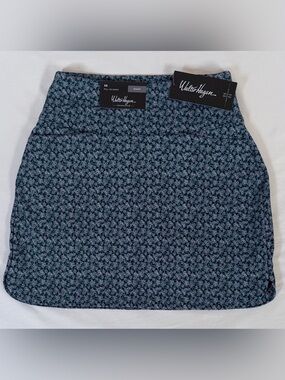 Walter Hagen Sculpt 17" Pull On Golf Skort Dogwood Ditsy Womens Size XS NEW